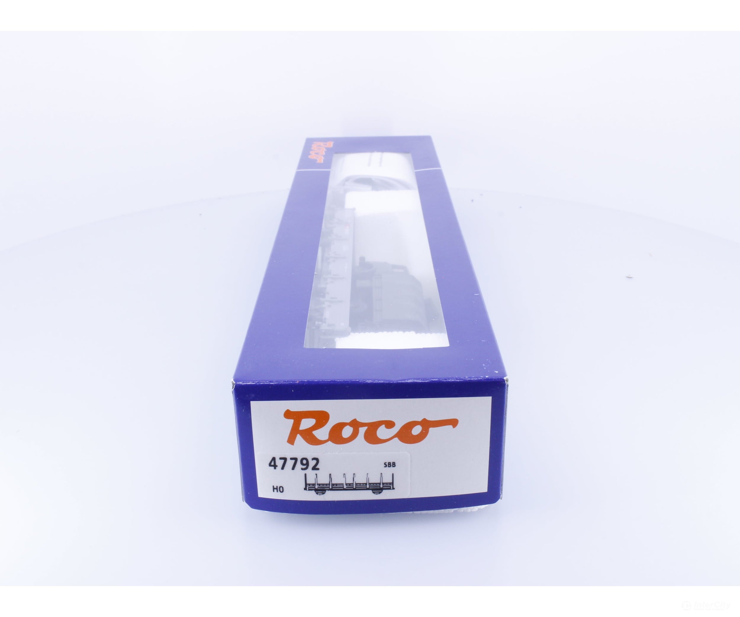 Roco 47792 HO SBB-CFF-FFS Flat Stake Wagon with Military Vehicle 049-5 - European Freight Cars
