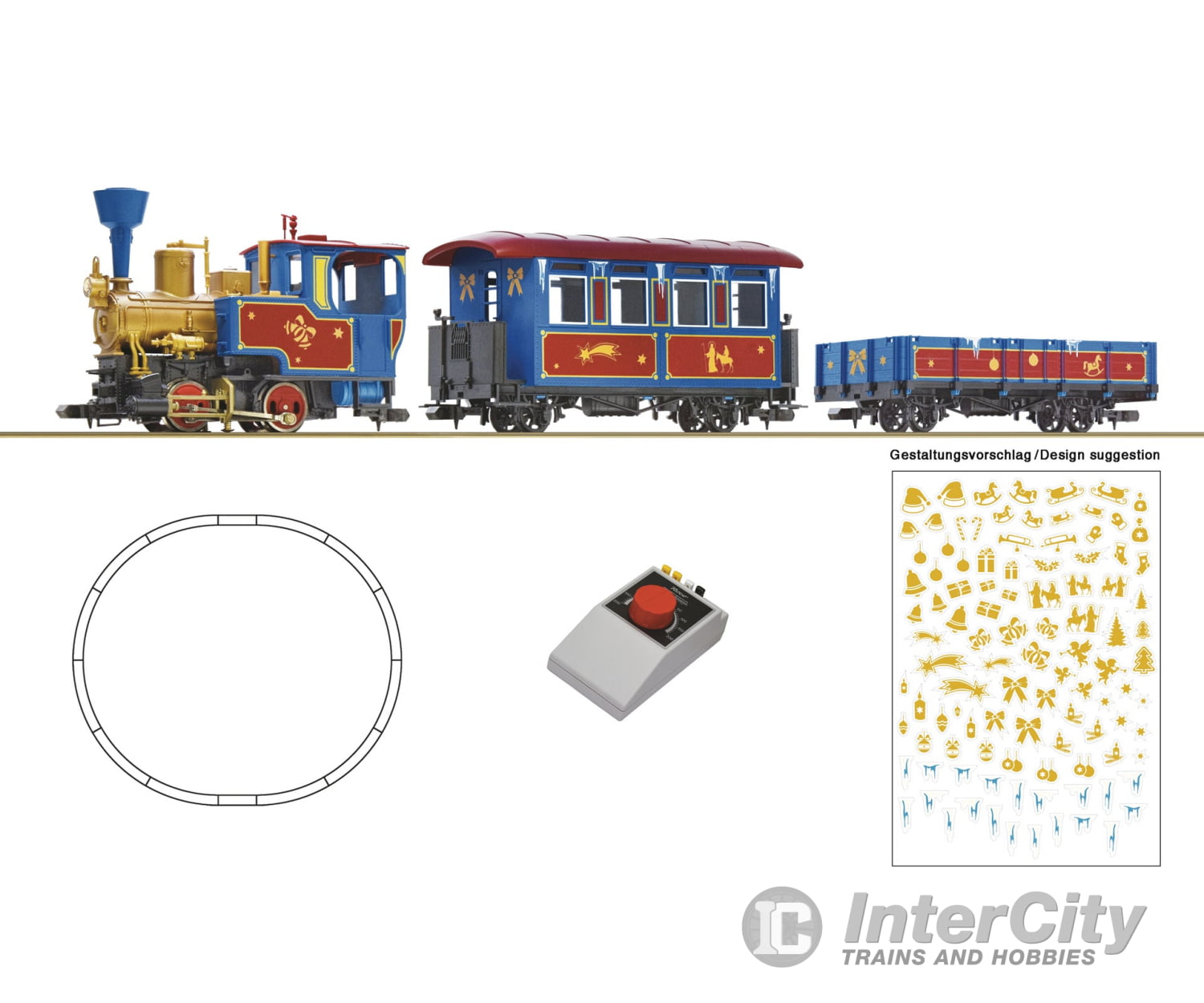 Roco 5100003 Ho Analogue Set: Christmas Train Era (Dc) Starter & Train Sets