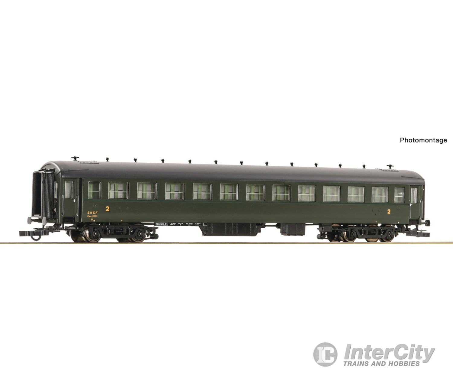 Roco 6200006 Ho Express Train Coach 2Nd Class Sncf Era 4 European Passenger Cars