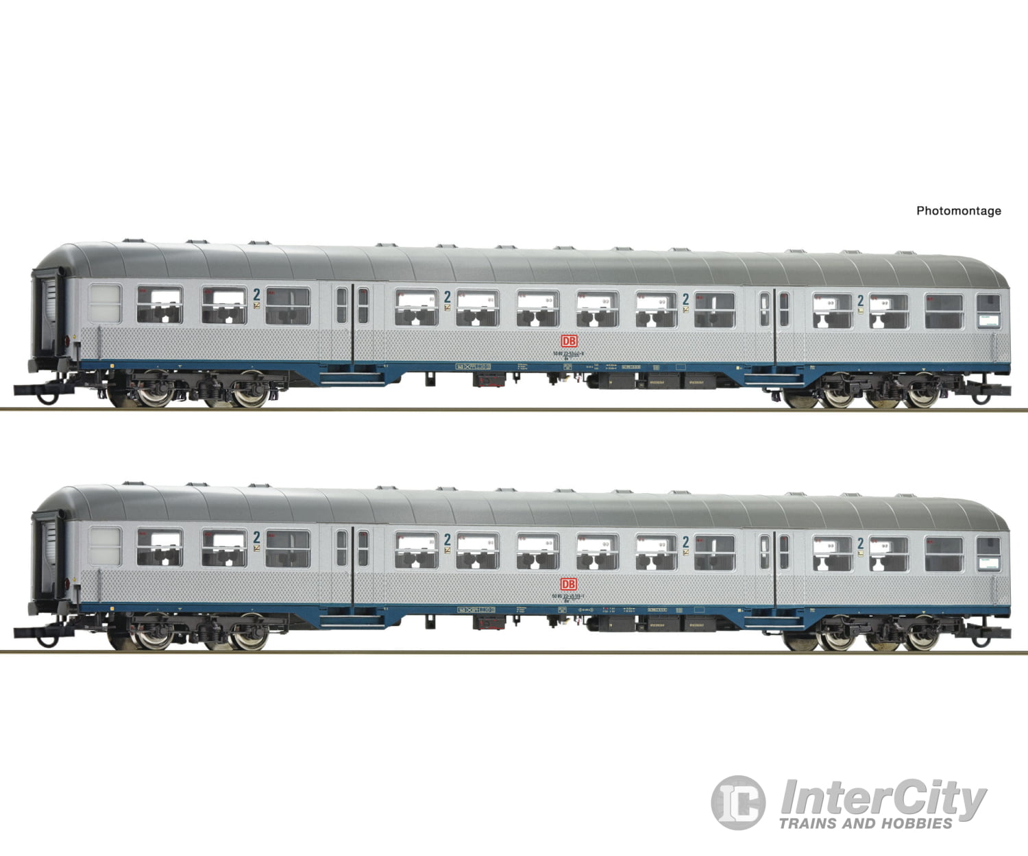 Roco 6200035 Ho 2-Piece Set 2: Commuter Coaches Db Ag Era 5 European Passenger Cars