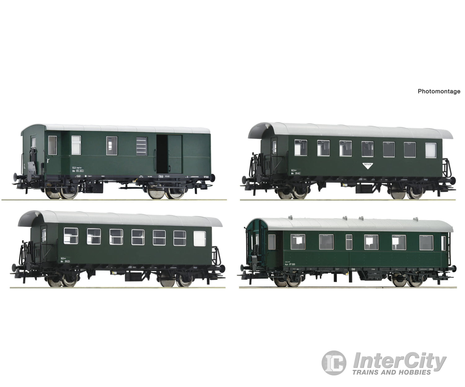 Roco 6200050 Ho 4 Piece Set: Branch Line Train Öbb Era 3 European Passenger Cars