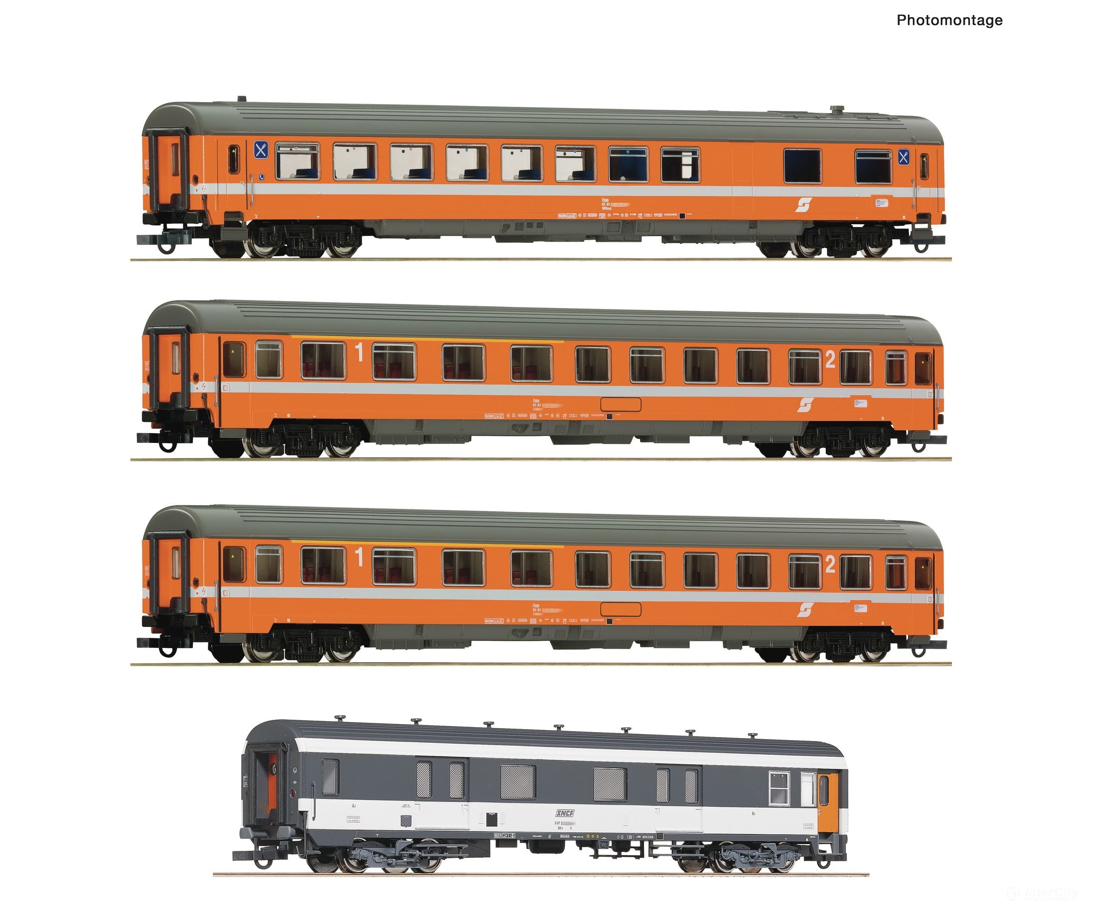 Roco 6200077 Ho 4-Piece Set 1: ’Arlberg-Express’ Öbb European Passenger Cars