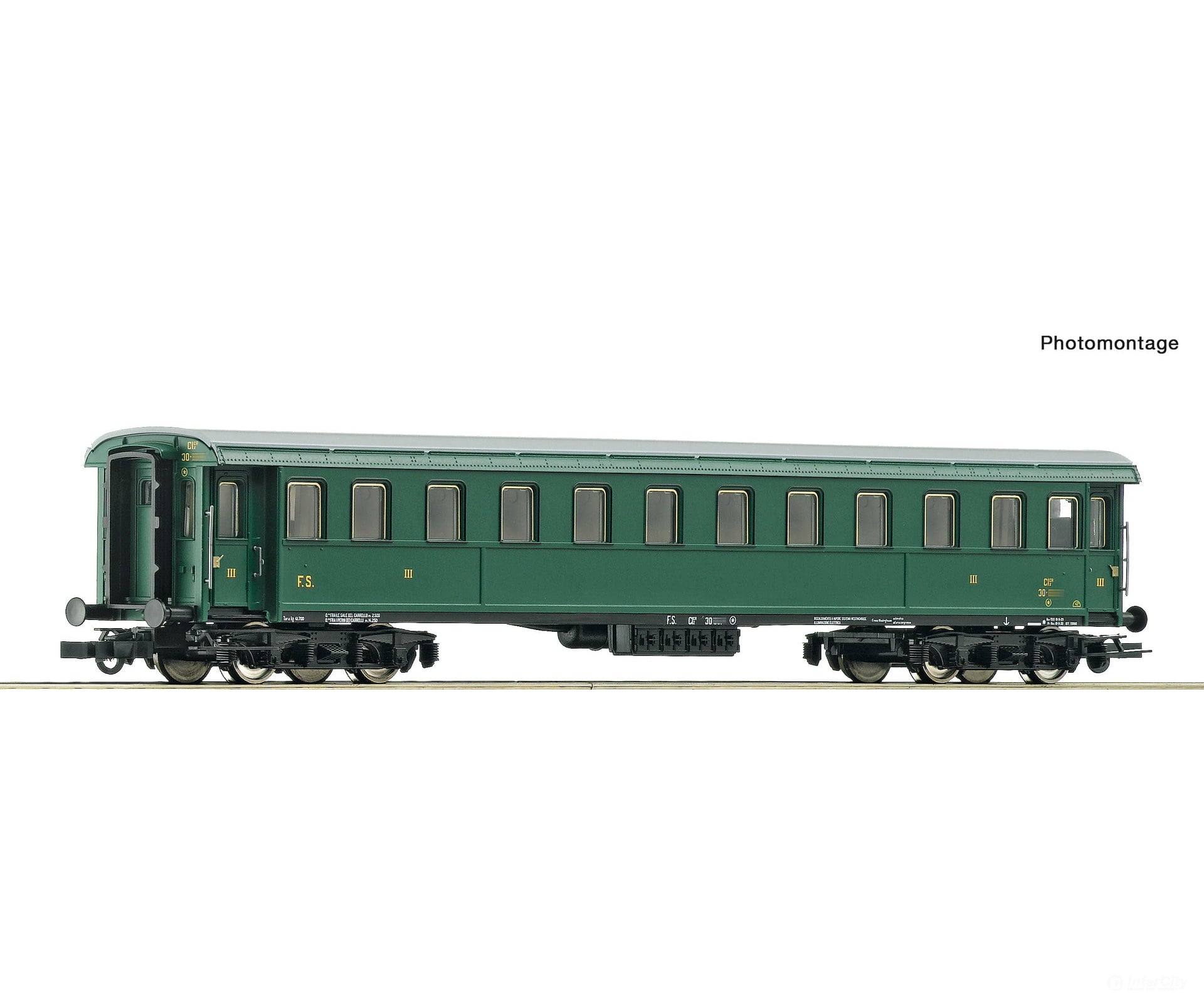 Roco 6200094 Ho 3Rd Class Coach Fs European Passenger Cars