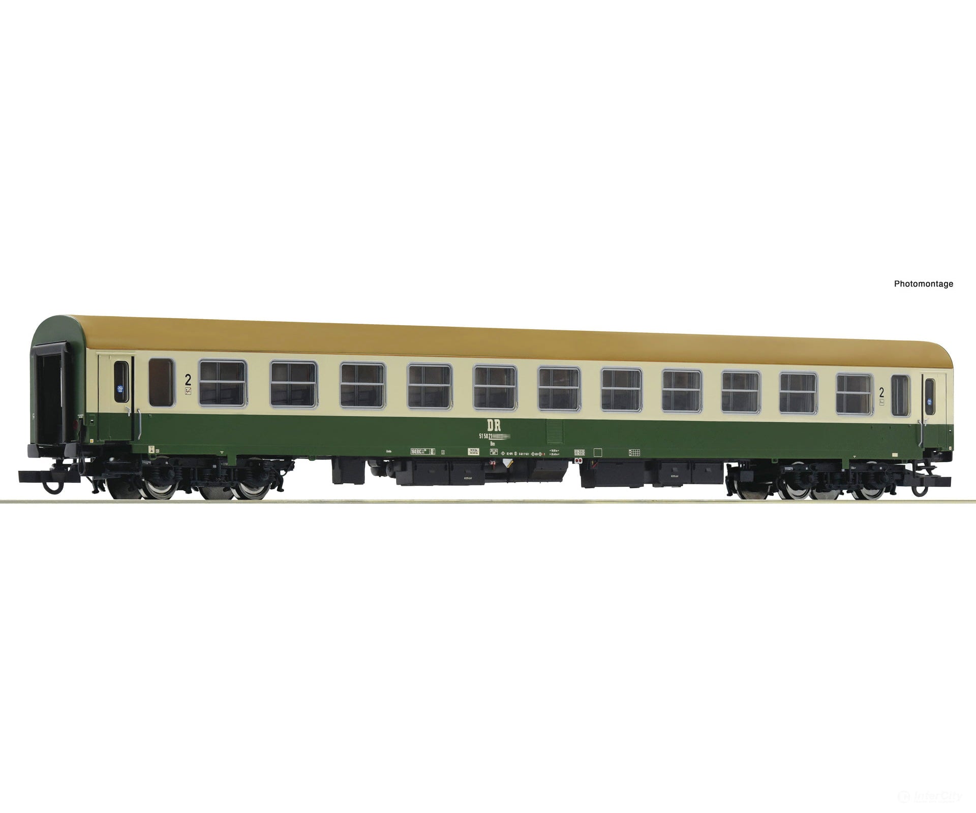 Roco 6200116 Ho 2Nd Class Express Train Coach Dr European Passenger Cars
