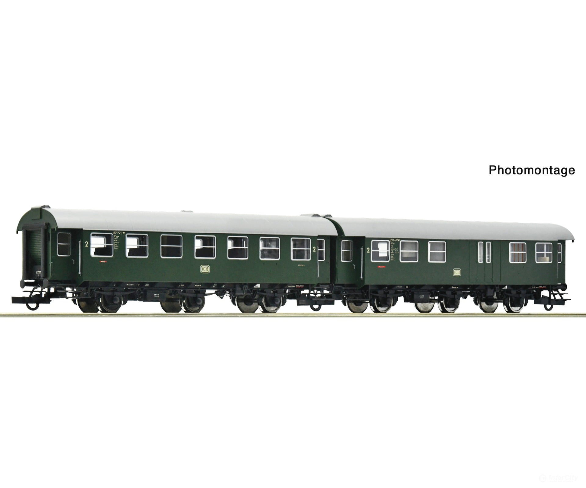 Roco 6200124 Ho 2 Piece Set (2): Conversion Coaches Db European Passenger Cars