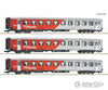 Roco 6200191 HO 3 piece set: Commuter coaches ÖBB European Passenger Cars
