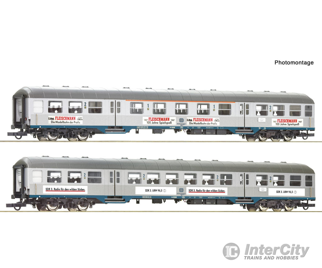 Roco 6200206 HO 2 piece set: Commuter coaches DB European Passenger Cars