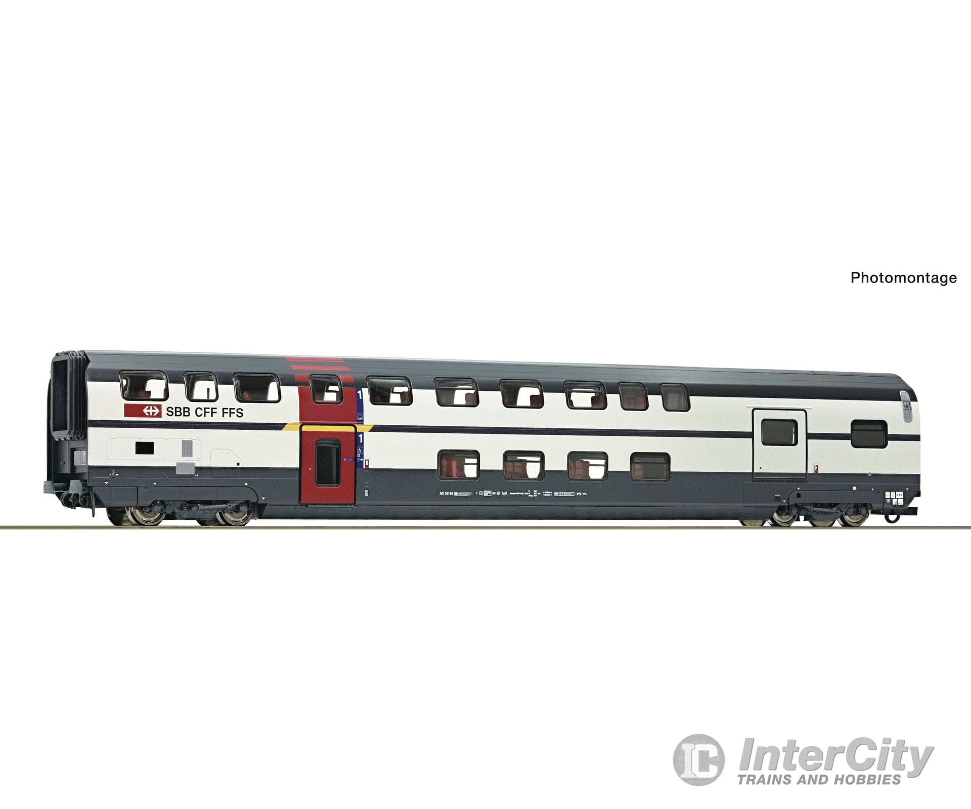 Roco 6200214 HO 1st class double-deck coach with luggage compartment SBB European Passenger Cars