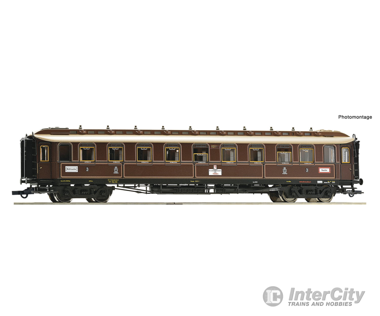 Roco 6200238 HO 3rd class express train coach K.P.E.V. European Passenger Cars
