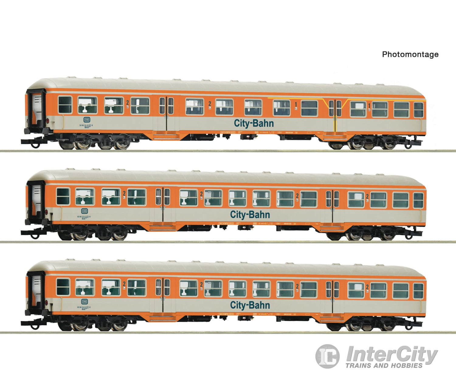 Roco 6200247 HO 3-piece set: ’City-Bahn’ commuter coaches DB European Passenger Cars
