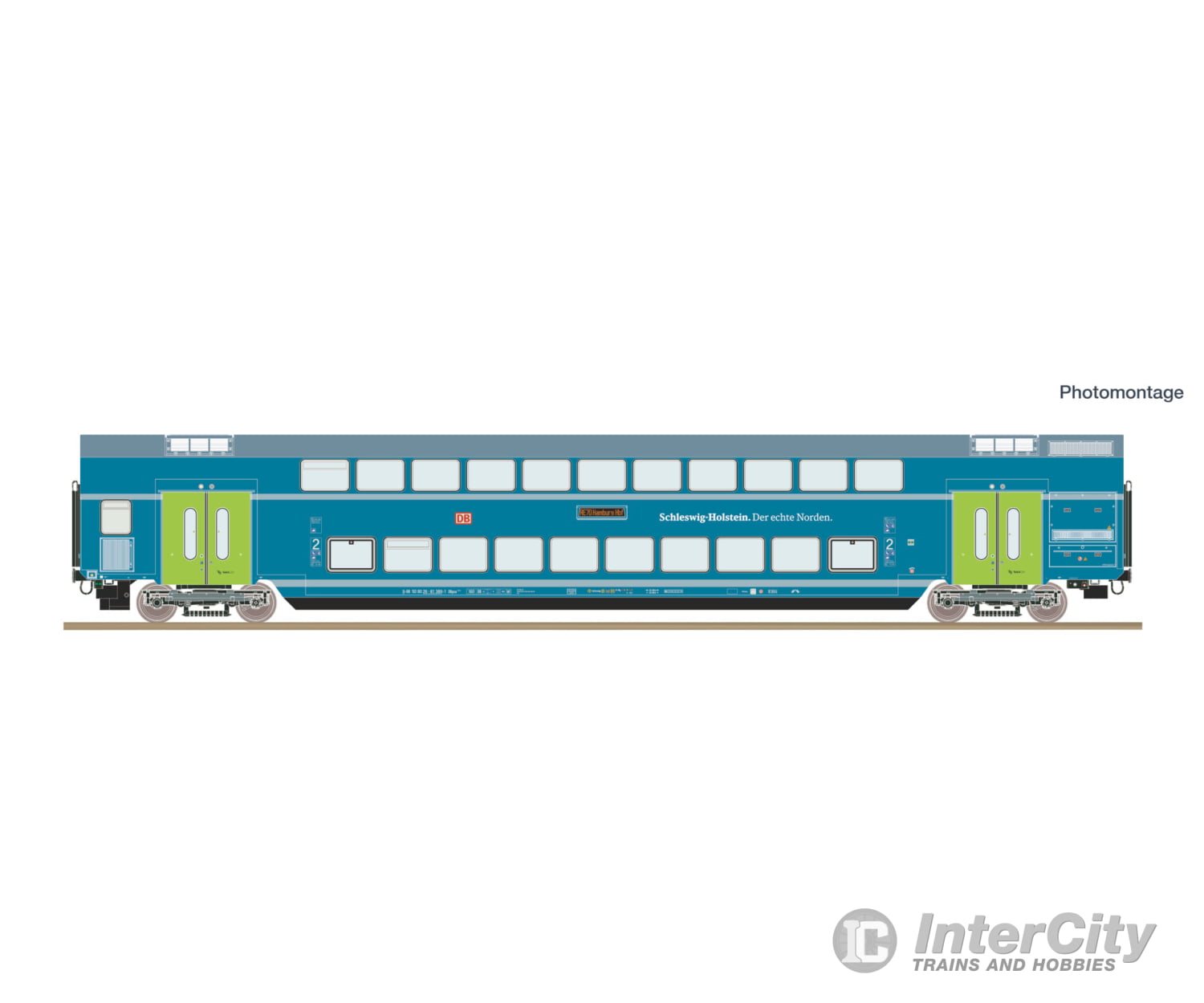 Roco 6200251 HO 2nd class double-deck coach DB AG European Passenger Cars