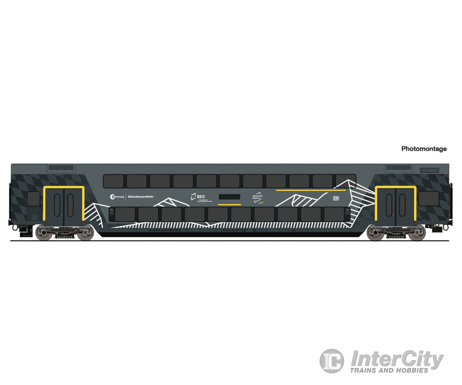 Roco 6200253 HO Double-deck coach ’Ideenzug’ DB AG European Passenger Cars