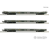 Roco 6600092 HO 3 piece set: ’Rollende Autobahn’ HUPAC European Freight Cars