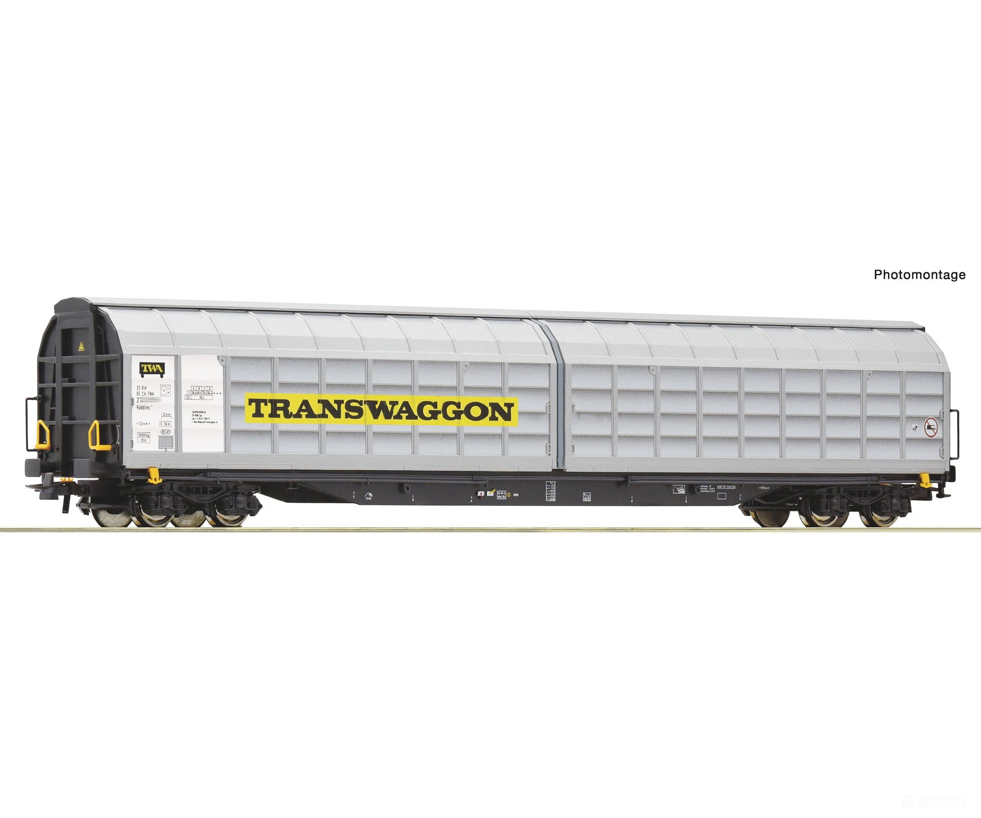 Roco 6600166 Ho Sliding Wall Wagon Transwaggon European Freight Cars