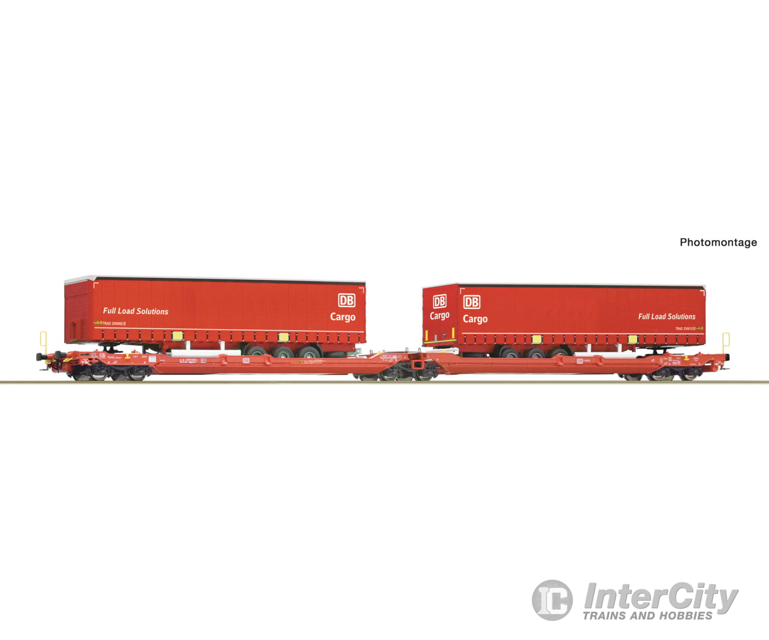 Roco 6600168 HO Articulated double-pocket wagon T3000e DB AG European Freight Cars