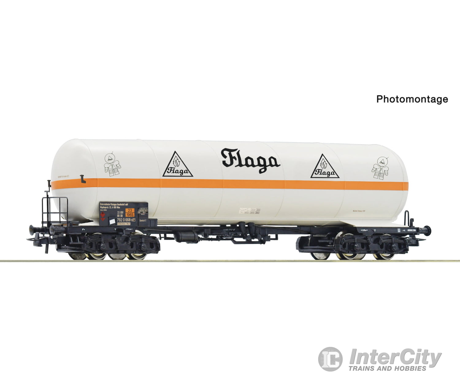 Roco 6600176 HO Pressurised gas tank wagon DB European Freight Cars