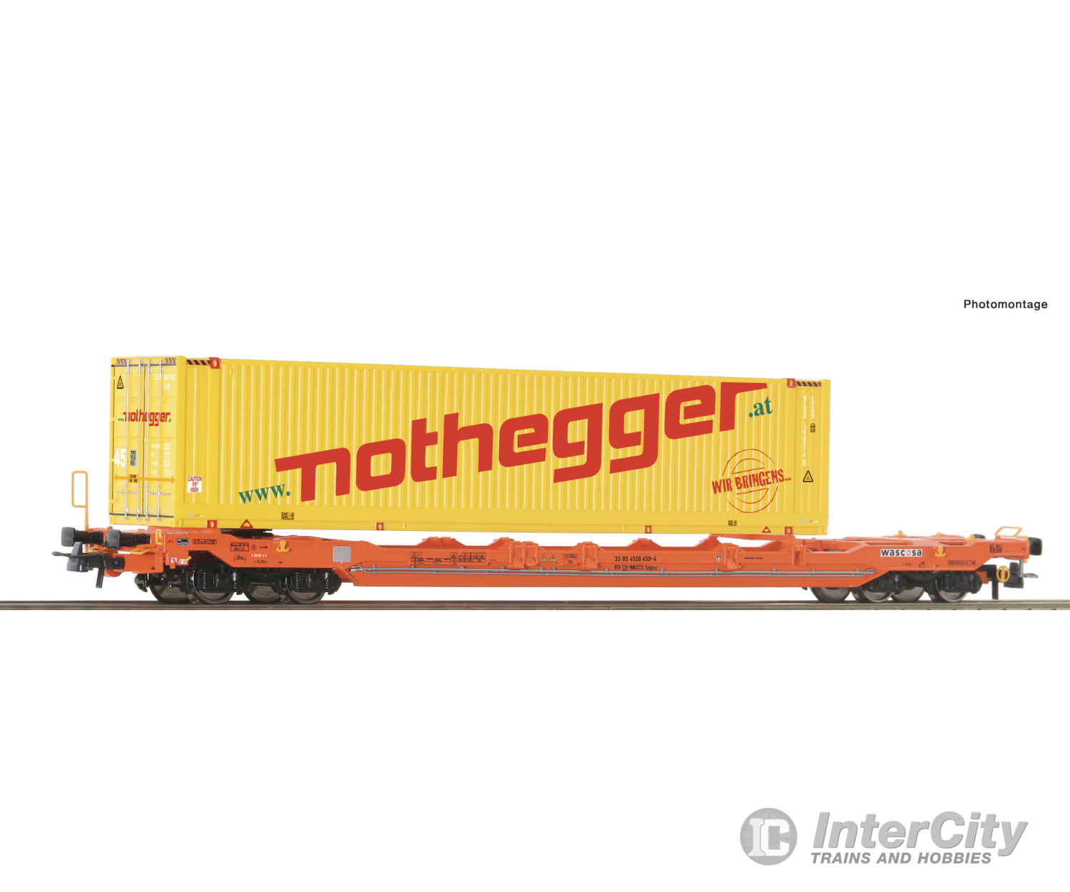 Roco 6600178 HO Pocket wagon T5 Wascosa European Freight Cars