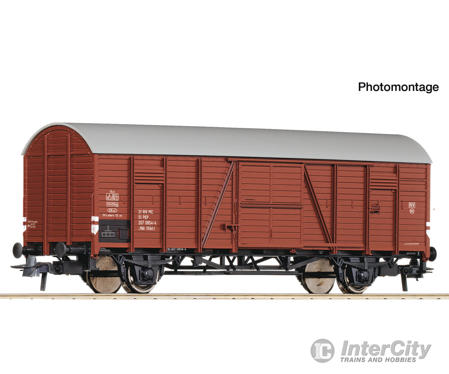 Roco 6600187 HO Covered goods wagon PKP European Freight Cars