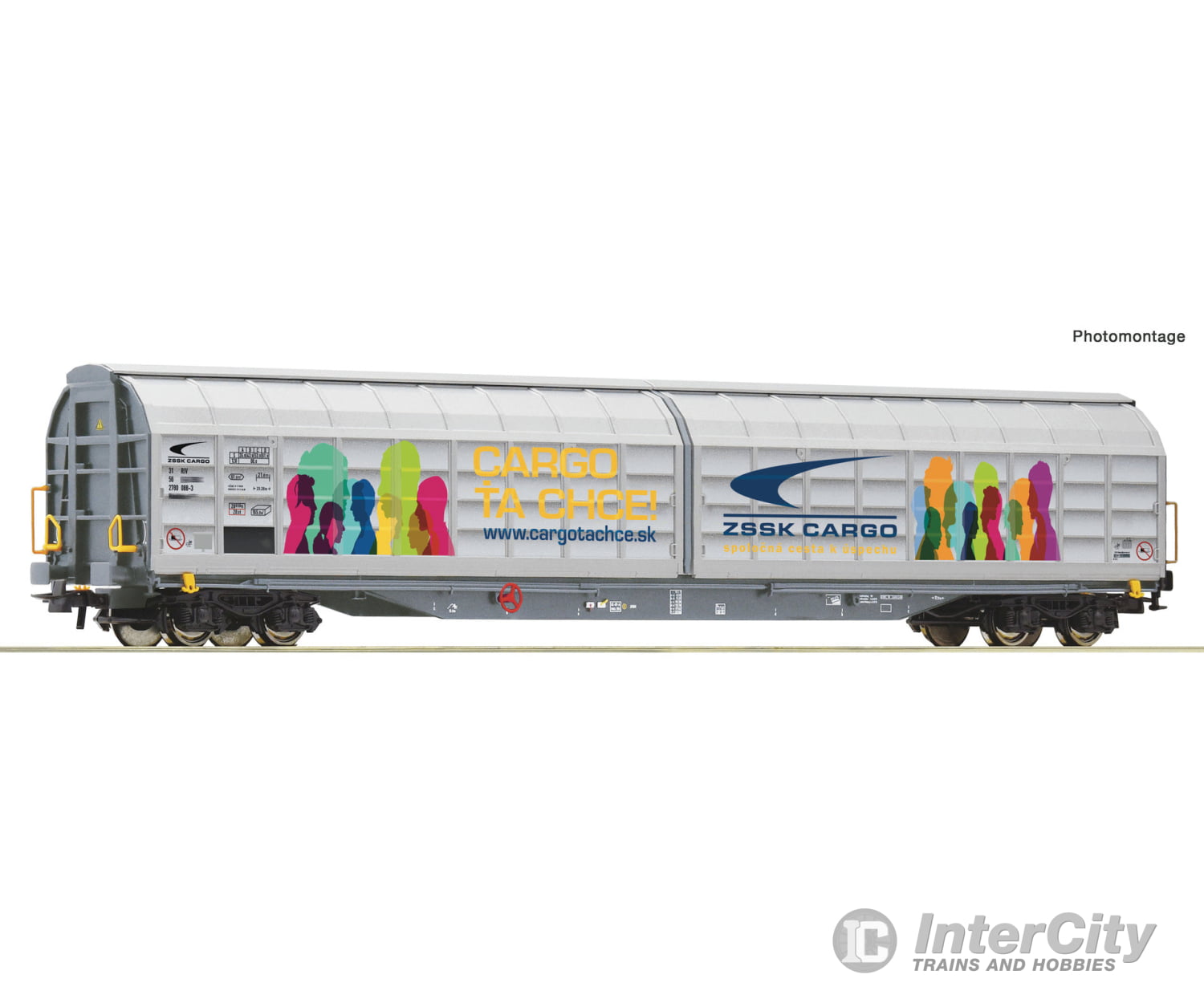 Roco 6600225 HO Sliding wall wagon ZSSK coachgo European Freight Cars
