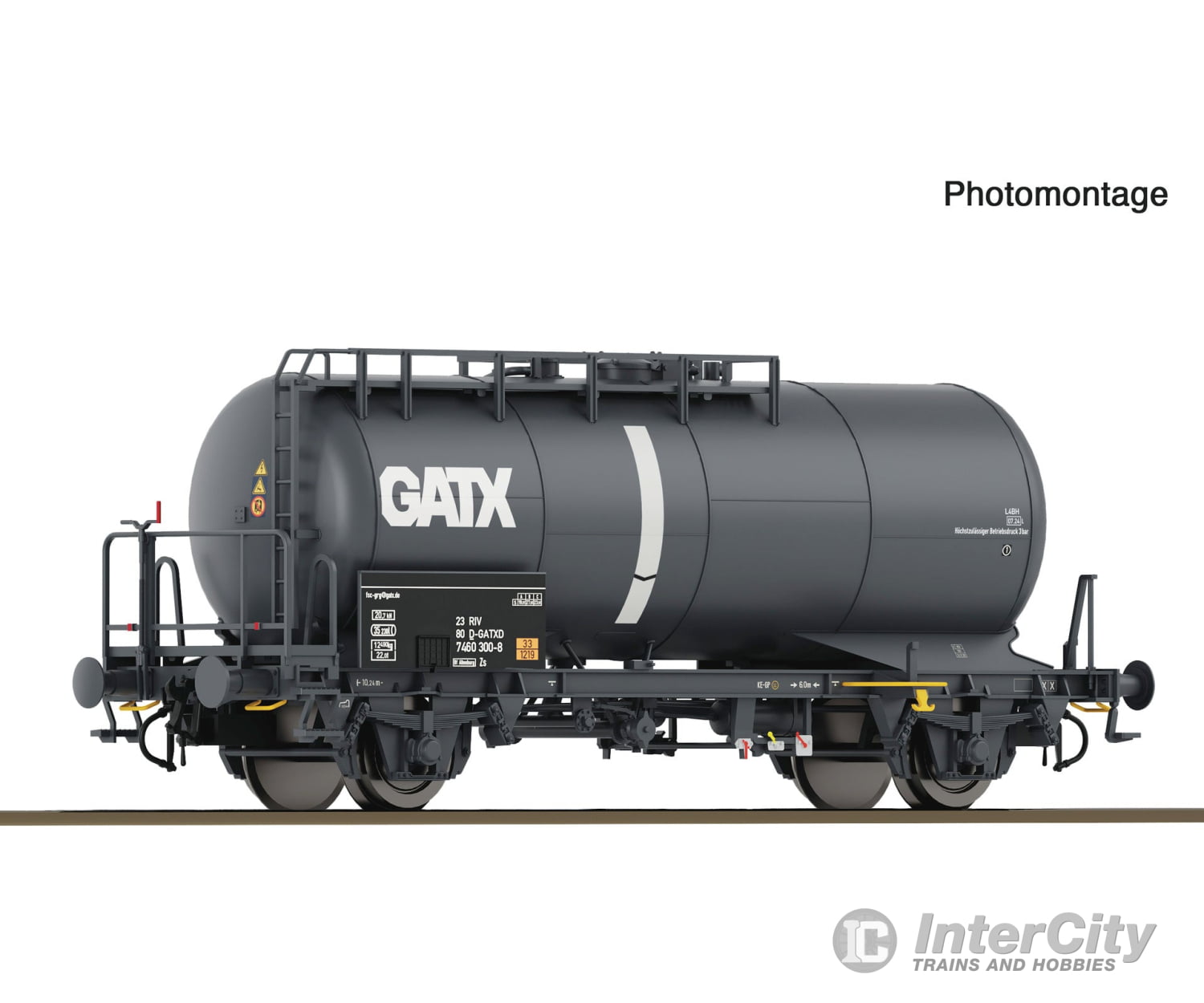 Roco 6600247 HO Tank wagon GATX European Freight Cars