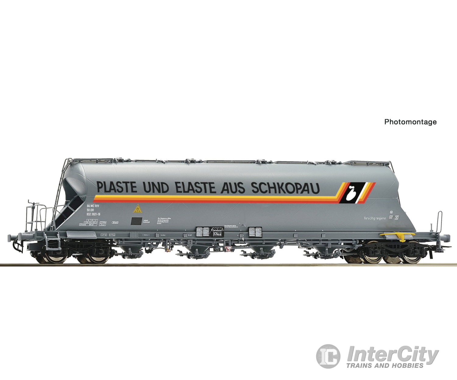 Roco 6600254 HO Dust silo wagon DR European Freight Cars