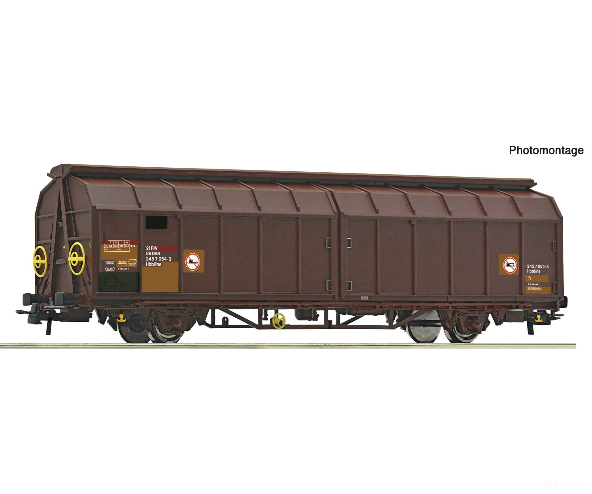 Roco 6600266 HO Sliding wall wagon DSB European Freight Cars