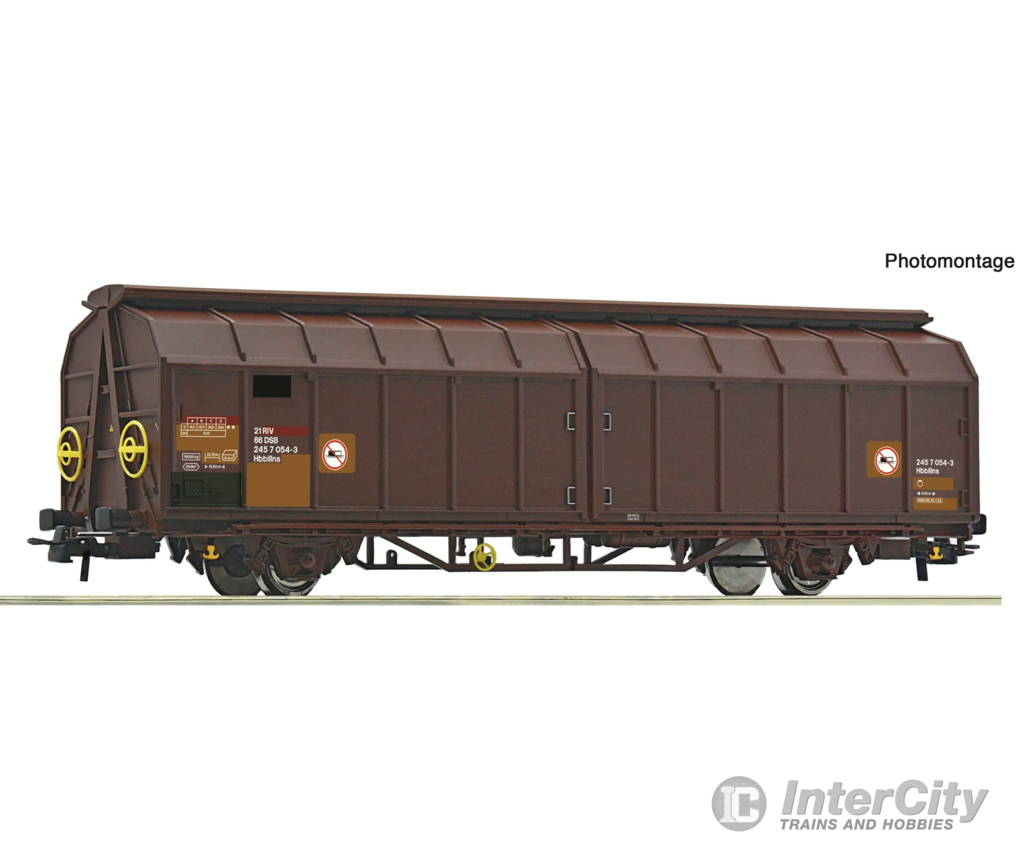 Roco 6600266 HO Sliding wall wagon DSB European Freight Cars