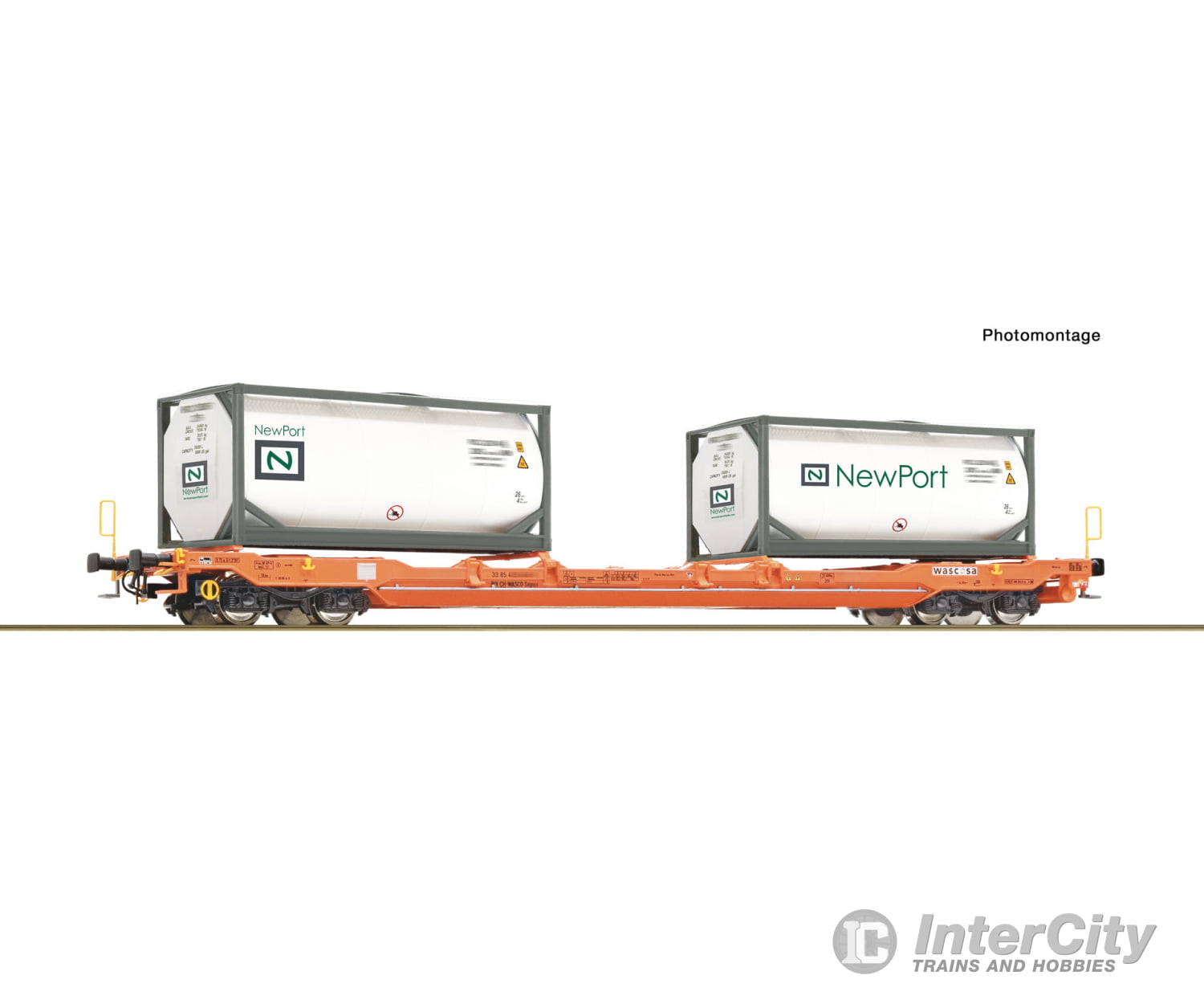 Roco 6600275 HO Pocket wagon T5 Wascosa European Freight Cars