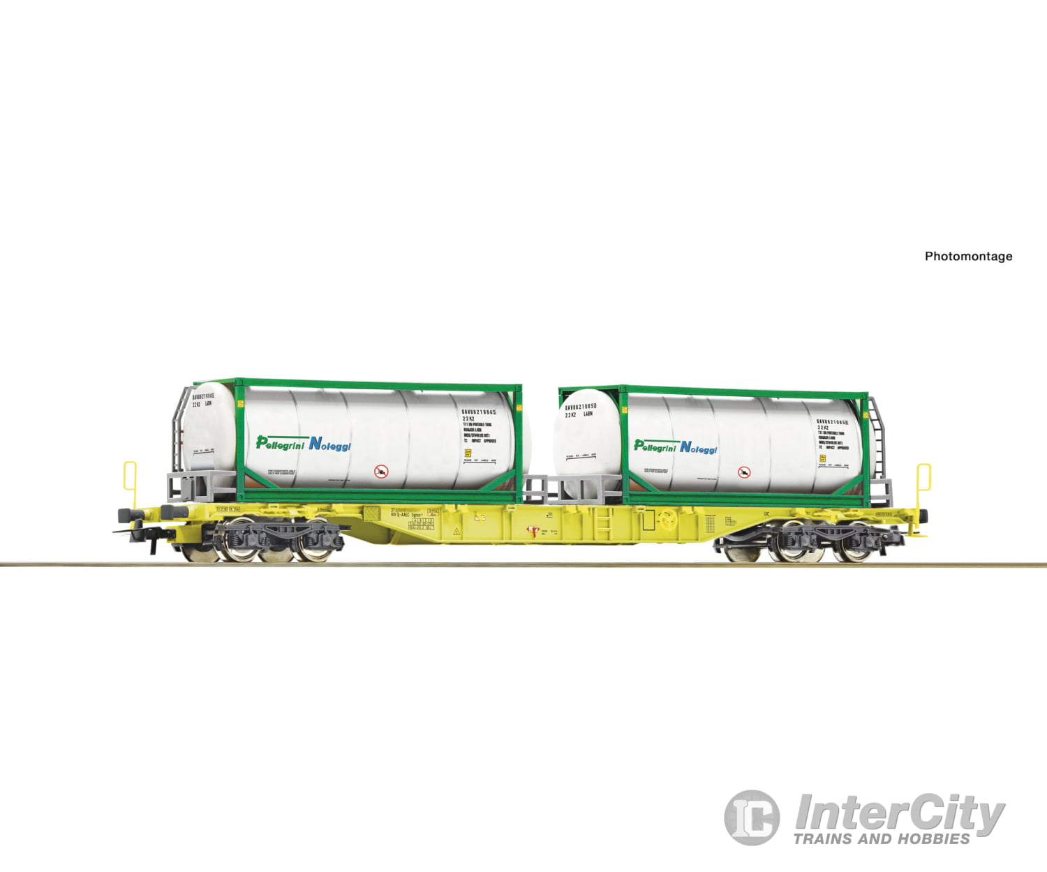 Roco 6600279 HO Container carrier wagon GATX European Freight Cars