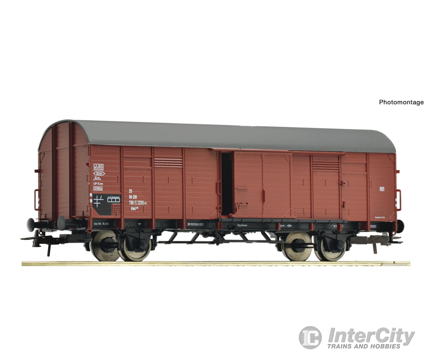 Roco 6600287 HO Covered goods wagon DB European Freight Cars