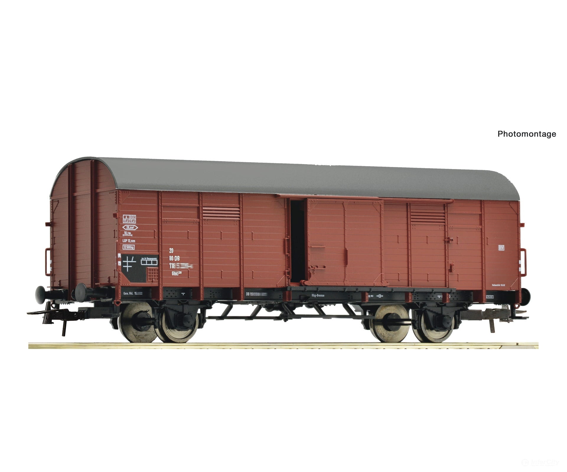 Roco 6600287 HO Covered goods wagon DB European Freight Cars