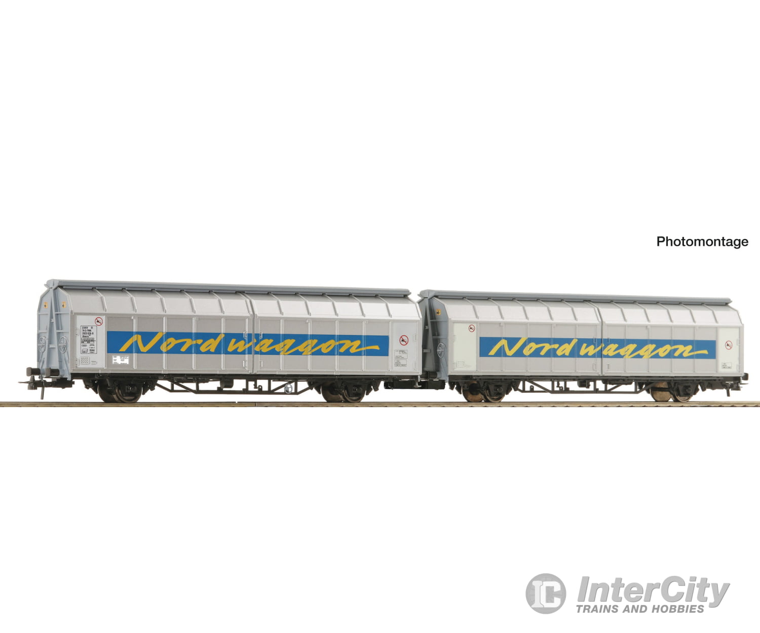 Roco 6600311 HO Sliding-wall wagon double unit Transwaggon European Freight Cars