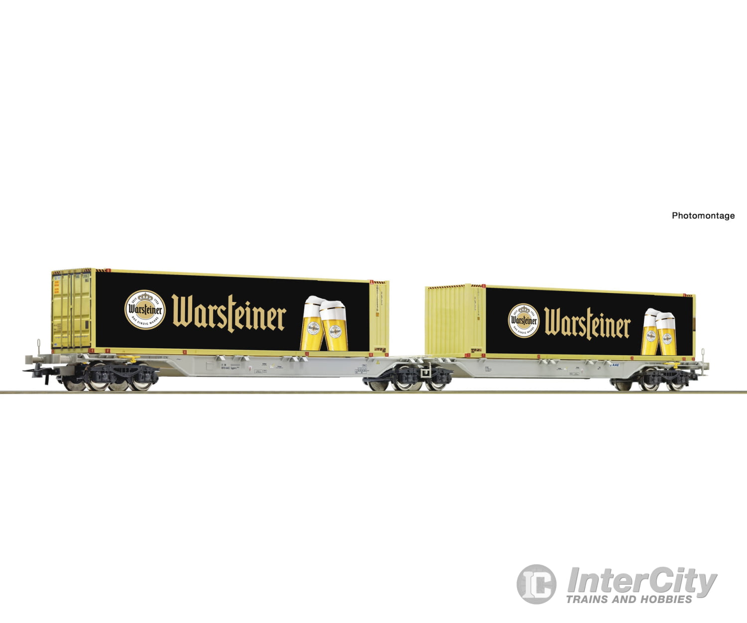 Roco 6600320 HO Double container wagon European Freight Cars