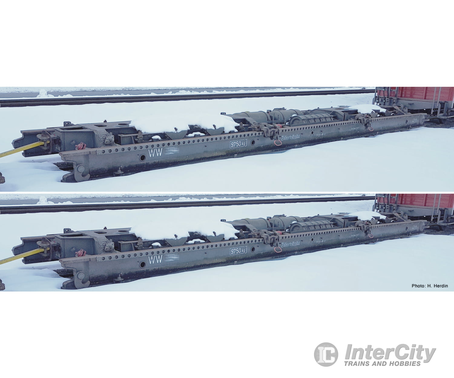 Roco 6640007 HOe Roll wagons Zillertalbahn European Freight Cars