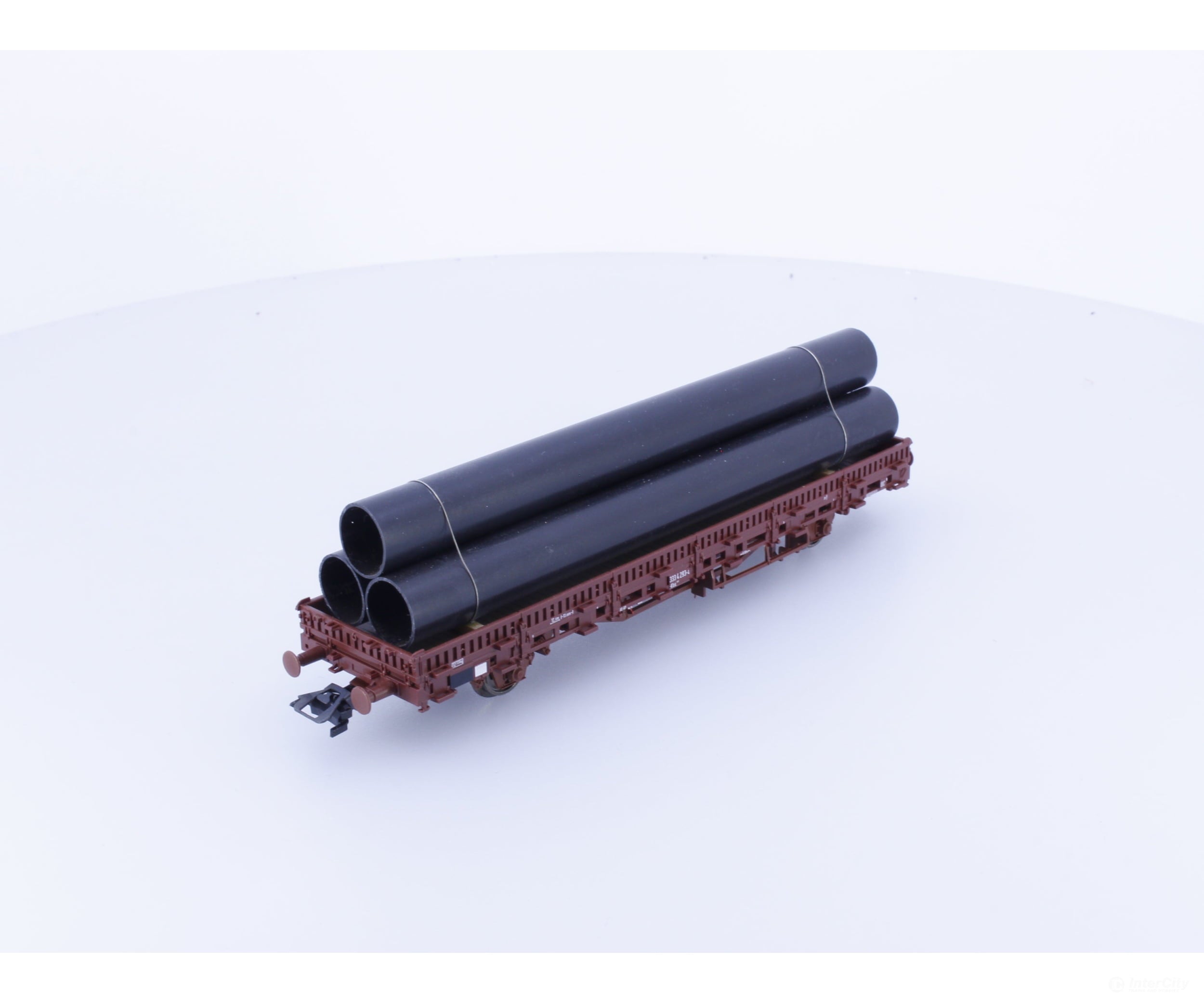 Roco 67650 HO DB-AG Guterwagen Rungenwagen mit Rohrenladung 293-4 European Freight Cars