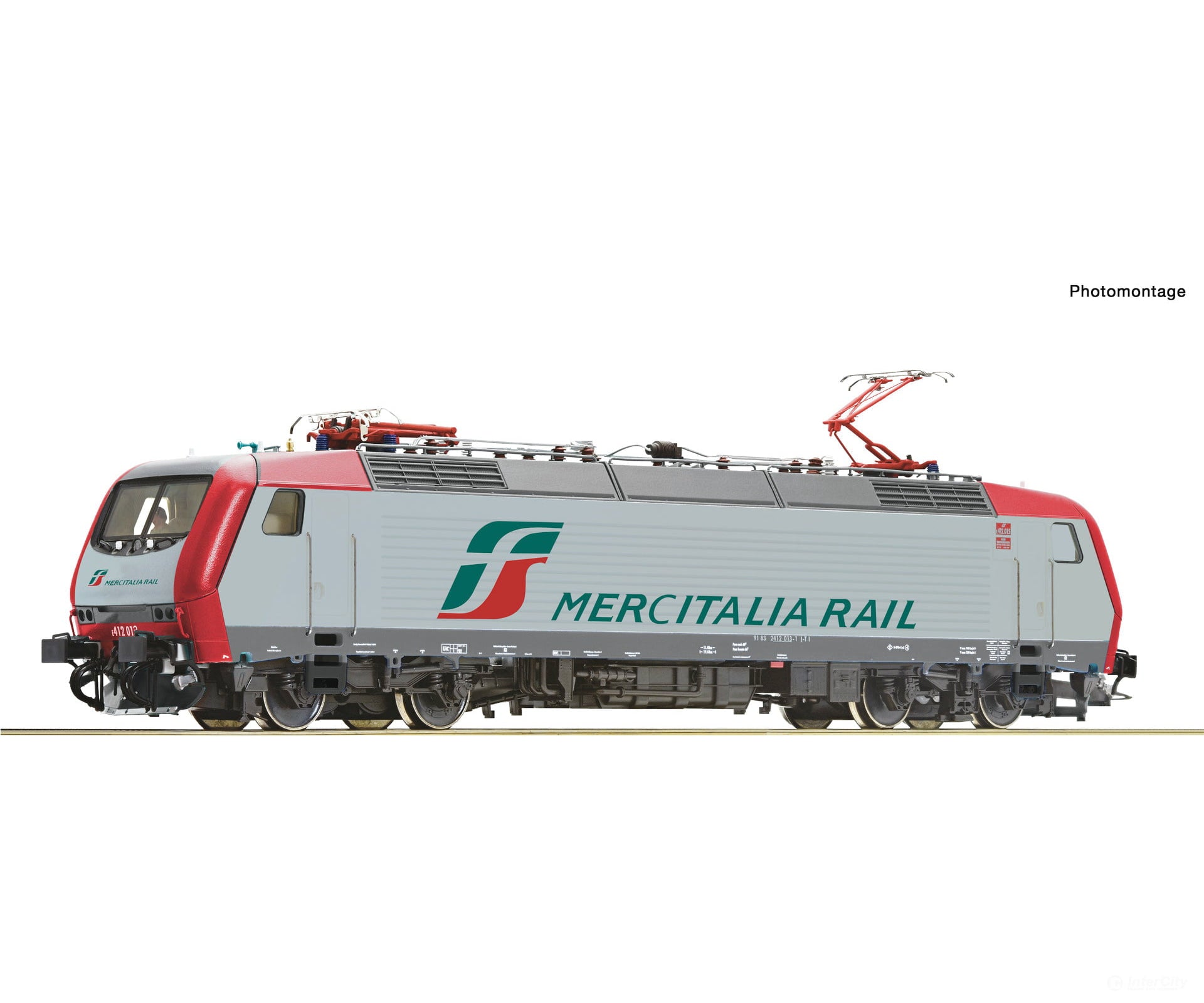 Roco 70464 Ho Electric Locomotive E 412 013 Mercitalia Rail Era 6 (Dc) European Locomotives