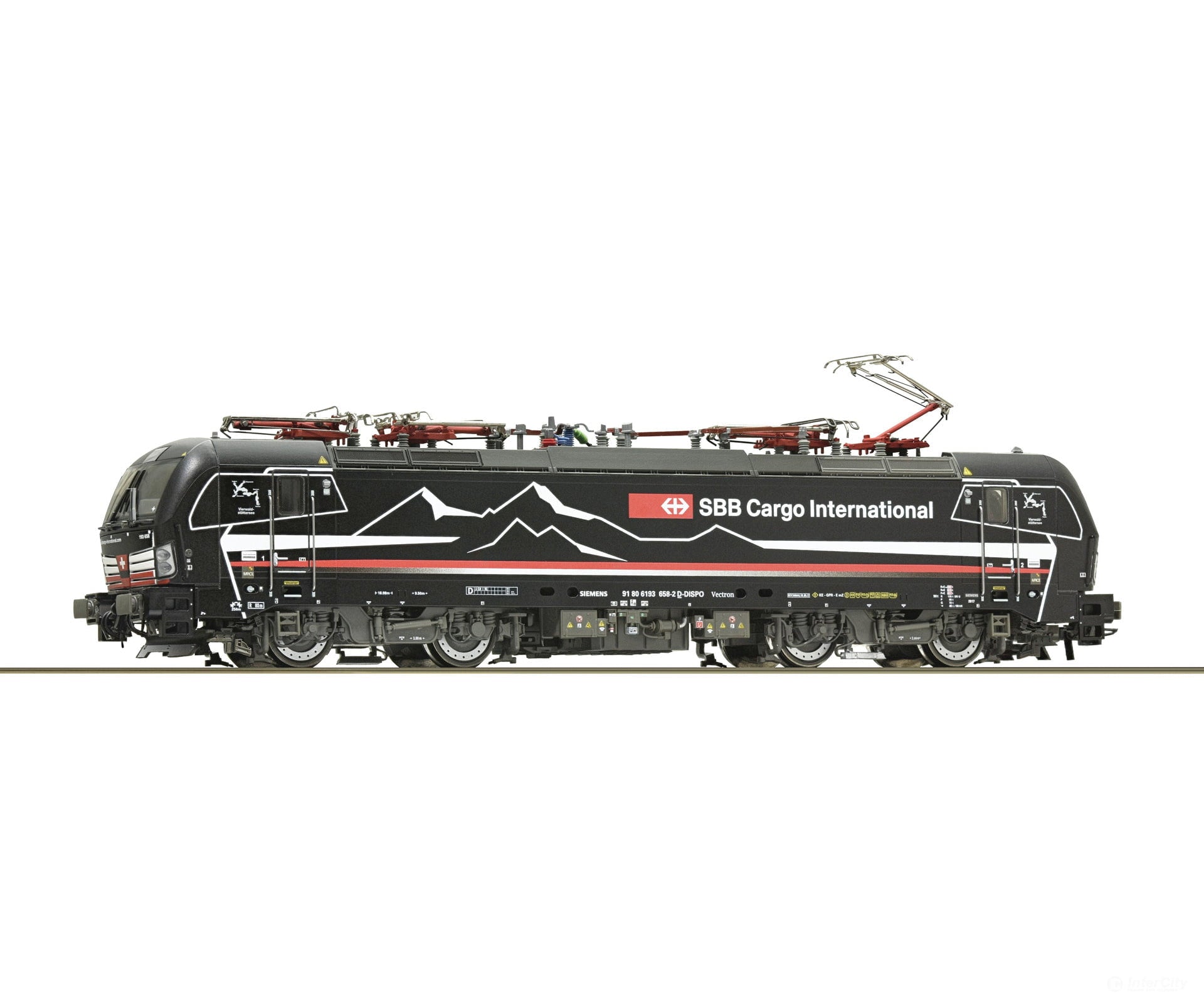 Roco 70727 Ho Electric Locomotive 193 658 - 2 Sbb Cargo International - Dcc/Sound European