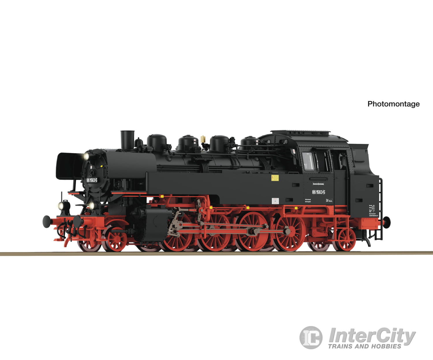 Roco 7100032 HO Steam locomotive 86 1563-5 DR DC Analog European Locomotives