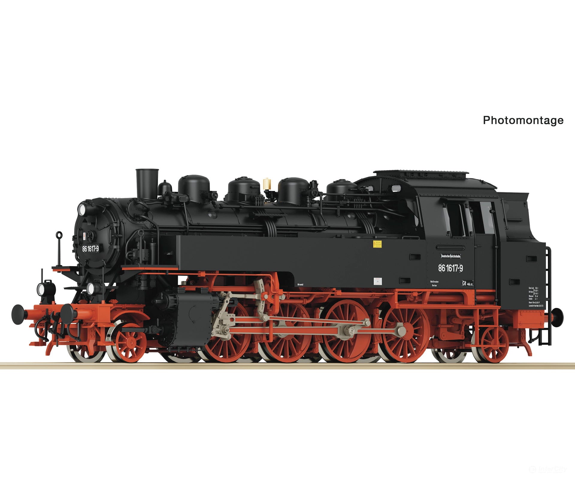 Roco 7110027 Ho Steam Locomotive 86 1617-9 Dr Dcc Digital Sound European Locomotives