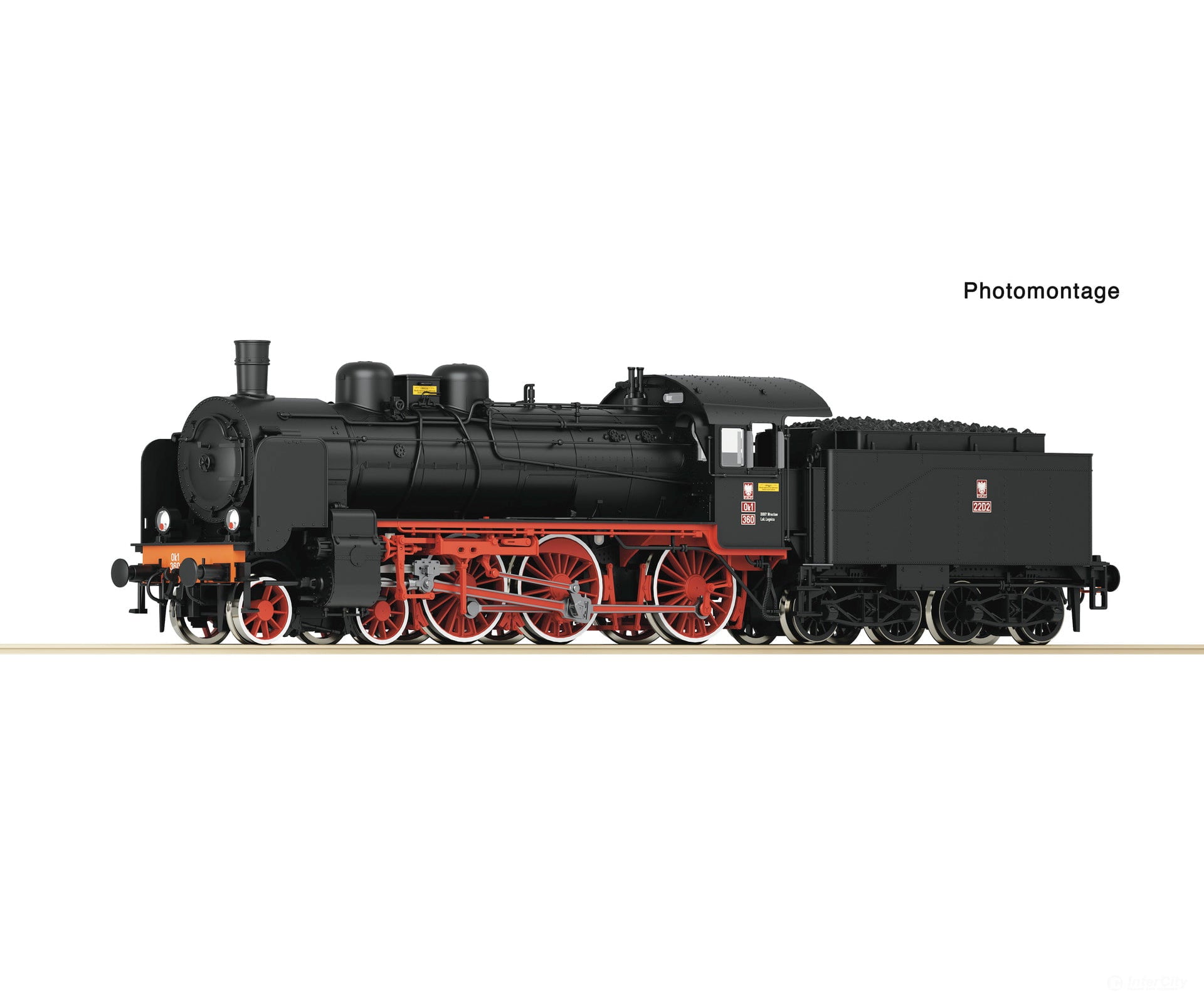 Roco 71383 Ho Steam Locomotive Ok1-360 Pkp Dc Analog European Locomotives