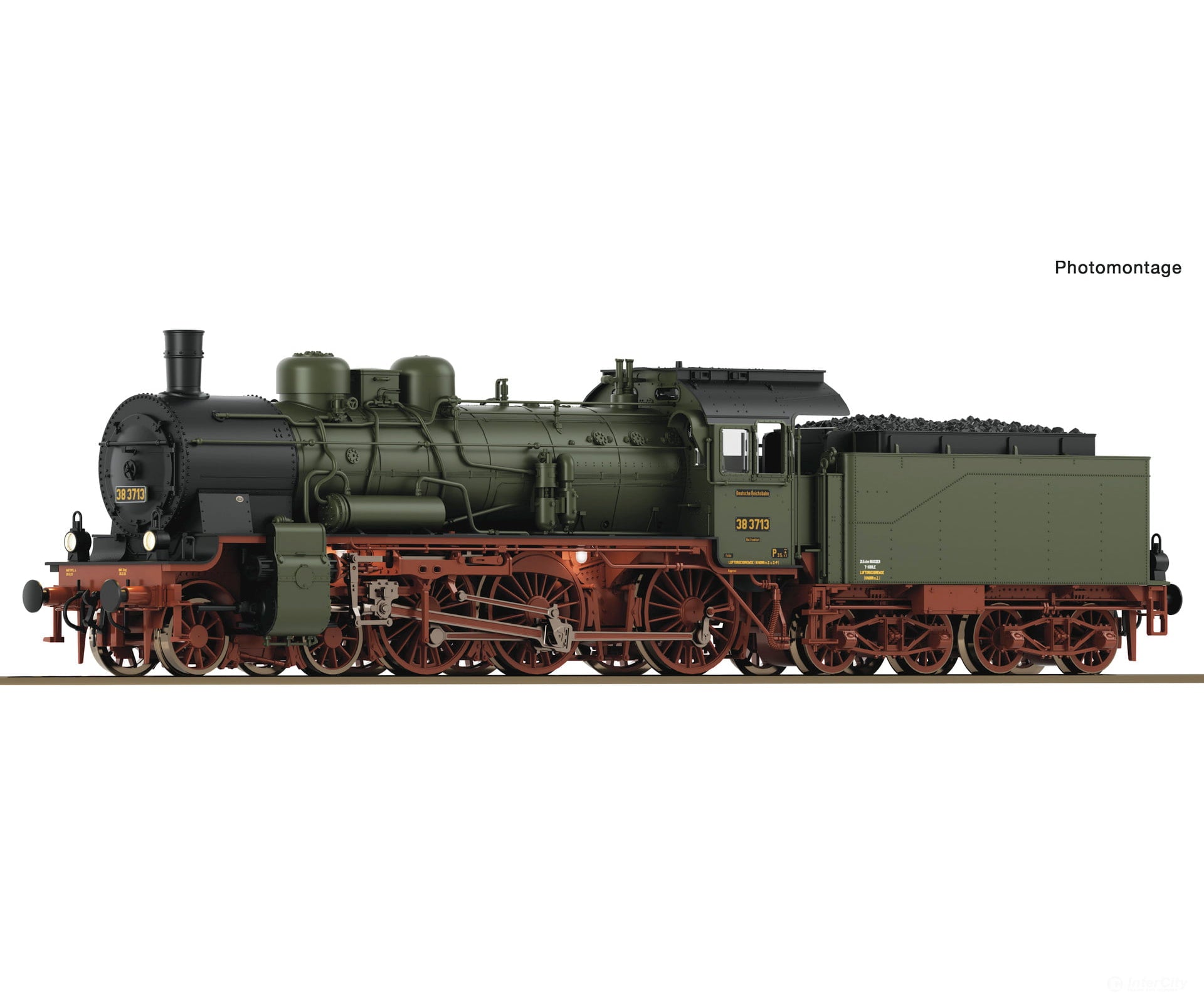 Roco 71396 HO Steam locomotive 38 3713 DRG DCC Digital Sound European Locomotives
