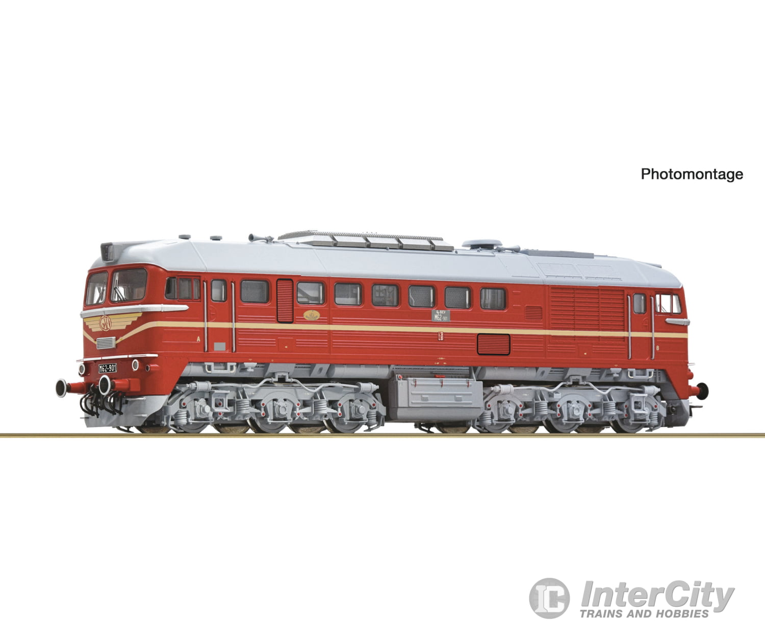 Roco 7300086 HO Diesel locomotive M62-901 GySEV DC Analog European Locomotives