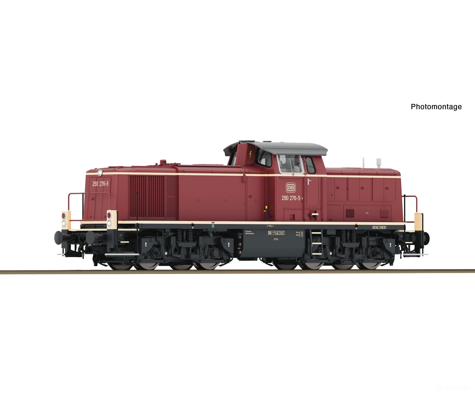 Roco 7300106 HO Diesel locomotive 290 276-5 DB DC Analog European Locomotives