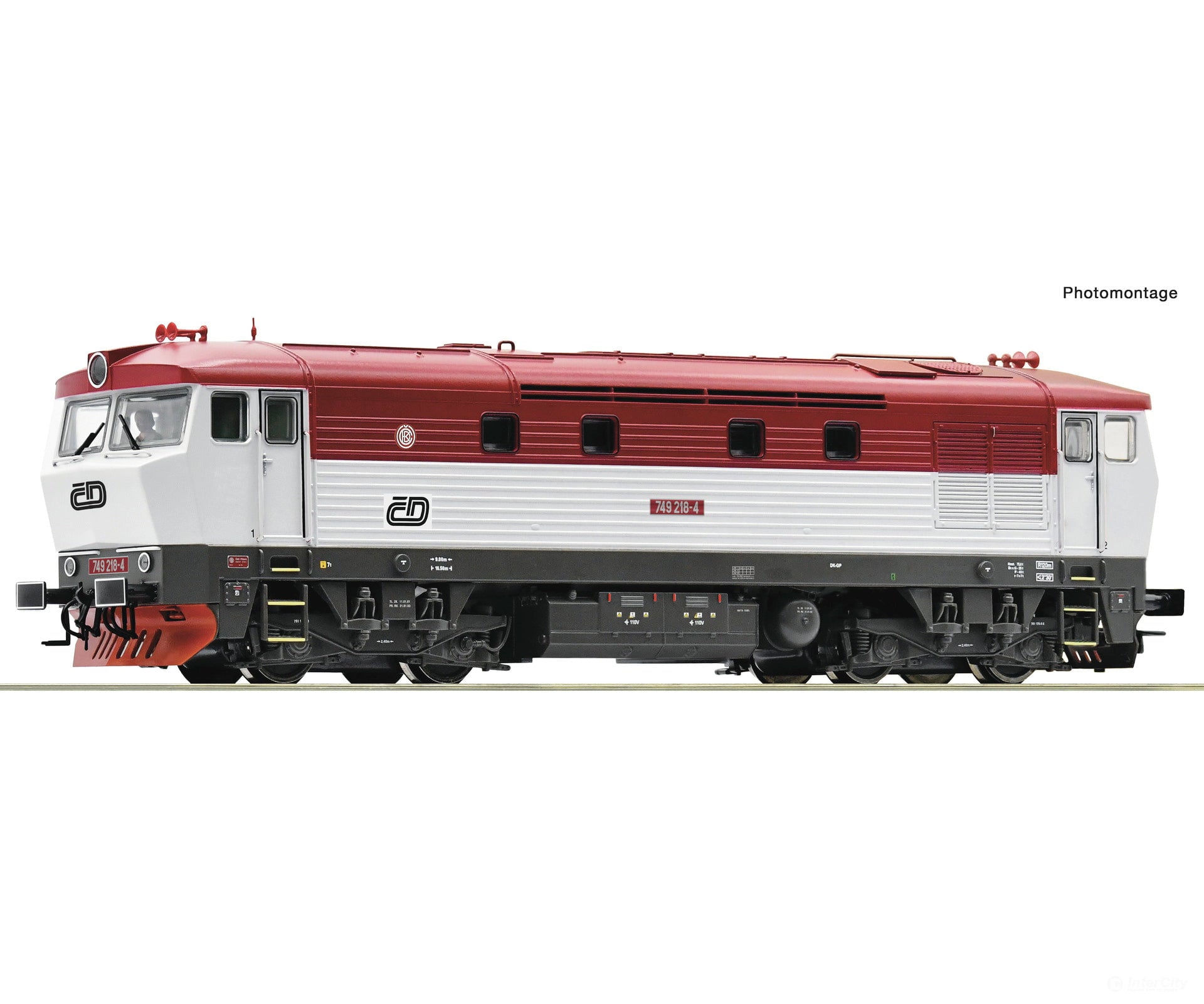 Roco 7310054 Ho Diesel Locomotive 749 218-4 Cd Dcc Digital Sound European Locomotives