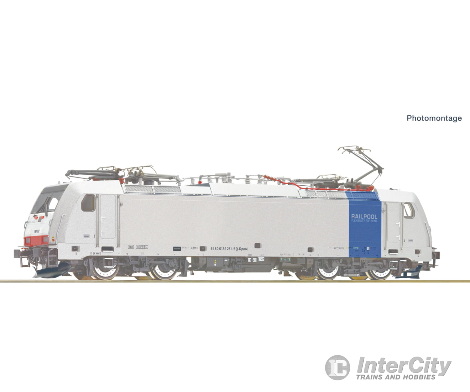 Roco 7500161 HO Electric locomotive 186 251-5 Railpool DC Analog European Locomotives