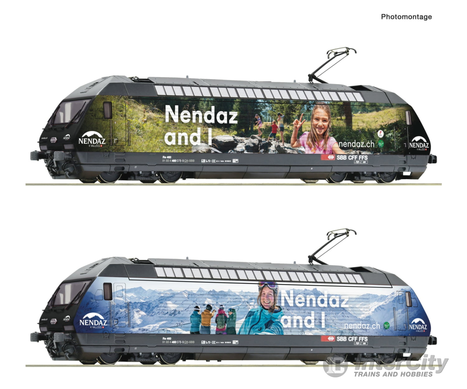 Roco 7510090 Ho Electric Locomotive 460 078-9 “Nendaz” Sbb Era 6 (Dcc Sound) European Locomotives