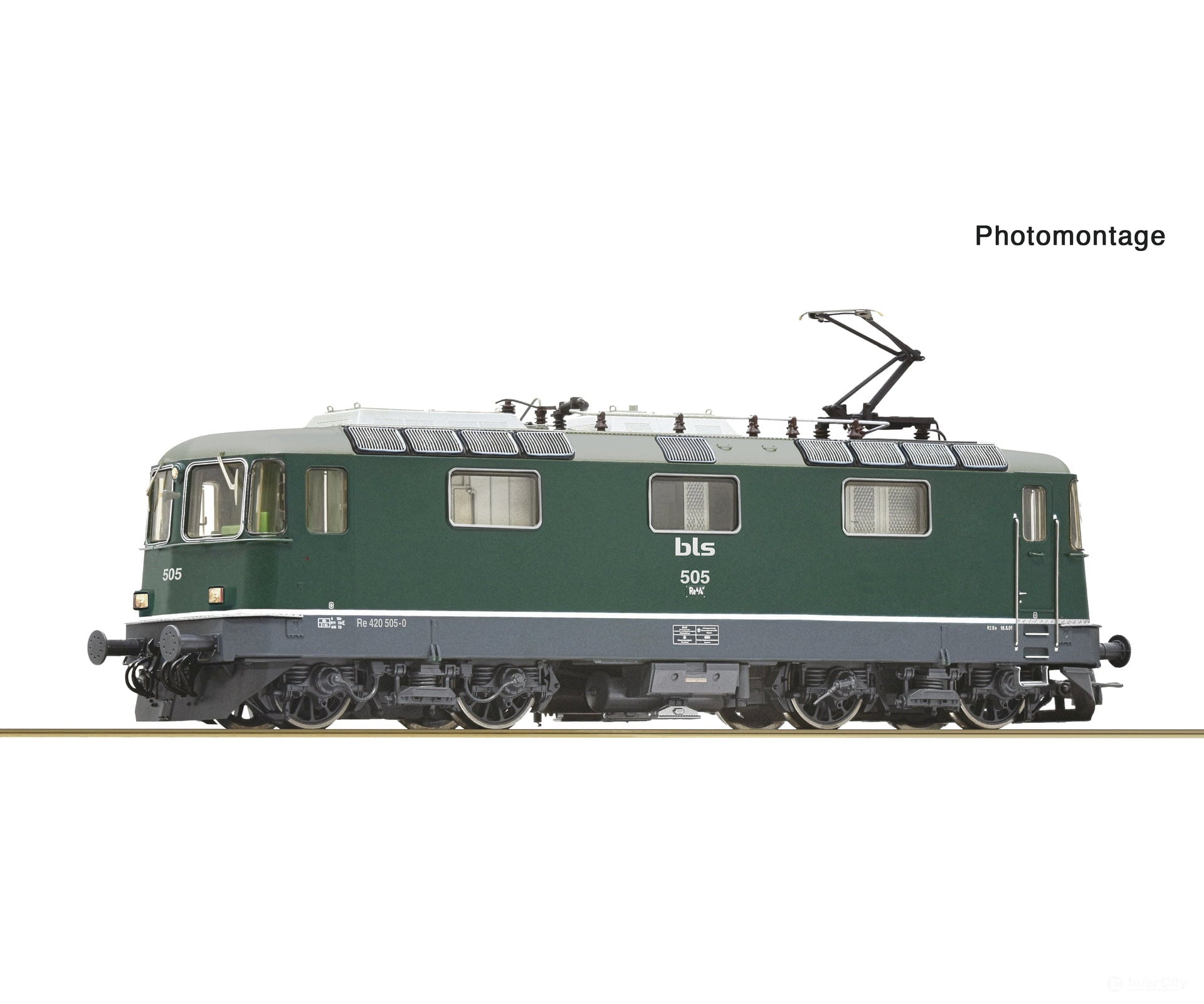 Roco 7510110 Ho Electric Locomotive Re 420 505-0 Bls Dcc Digital Sound European Locomotives