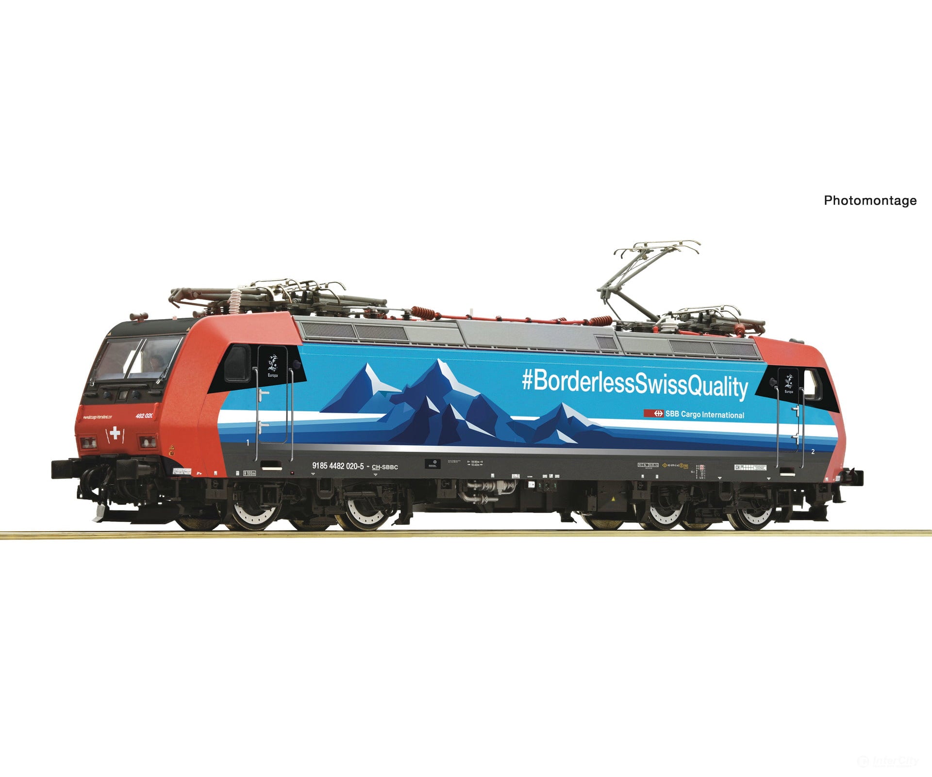 Roco 7510169 Ho Electric Locomotive 482 020-5 Sbb Cargo International Dcc Digital Sound European