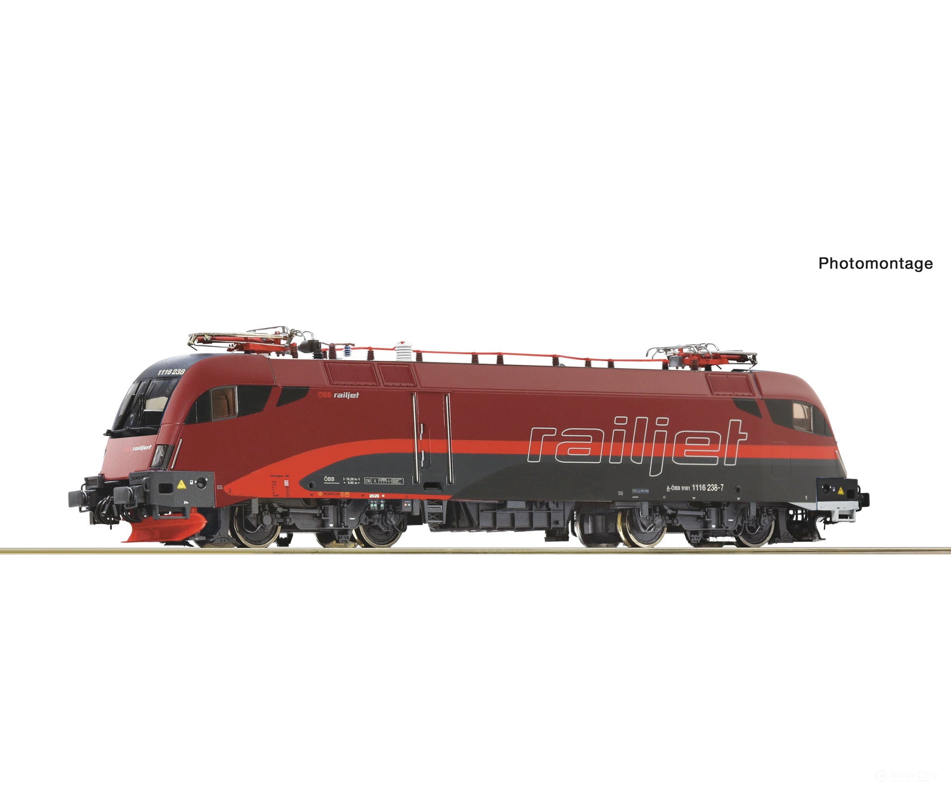 Roco 7510208 HO Electric locomotive 1116 238-7 ’Railjet’ ÖBB DCC Digital Sound European Locomotives