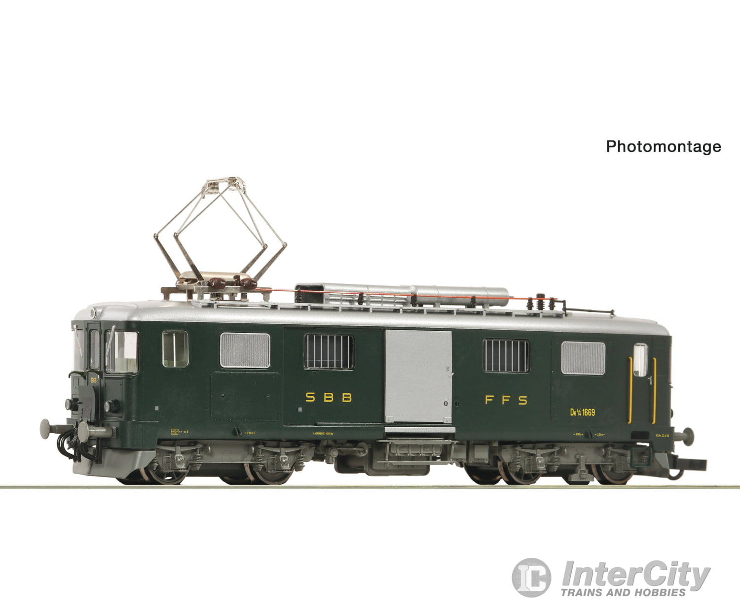 Roco 7700014 HO Electric luggage railcar De 4/4 1669 SBB European Locomotives